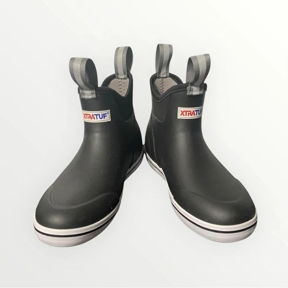 XTRATUF Women’s Ankle Deck Boots – Black – Size 5 US – New Without Tags - Picture 1 of 4